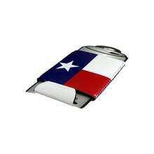 Enfriador de bebidas plegable de neopreno con bandera de Texas - Muchas gracias. - Ver 5