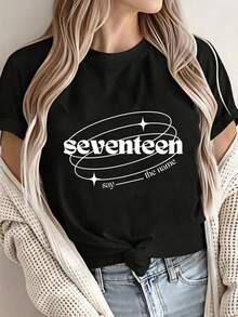 Women T-Shirts - Black - View 1