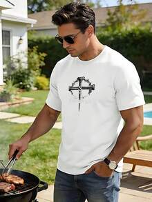 Camisetas masculinas - Branco - Ver 3
