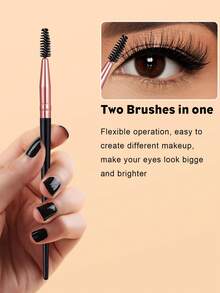 Juego de 9/13/47 piezas de brochas de maquillaje negras con esponjas de belleza, borlas de polvo y bolsa de lavado impermeable, kit de herramientas de maquillaje todo en uno para principiantes - Negro - Ver 3