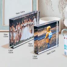 Personalized Photo Display, Customized Gifts, Photo Frames, Acrylic Customized Photo Frames, Children's Growth Commemorative Photos, Children's Baptism Gifts, Party Gifts, Birth Photo Souvenirs, Mother's Day Customized Gifts, Gifts For Mom, Couple Gifts, Father's Day Gifts, Friend Gifts, Teacher's Day Gifts, Graduation Commemorative Gifts - Multicolor - View 8