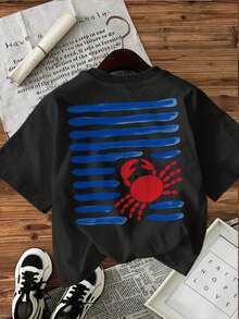 Plus Size T-Shirts - Black - View 3