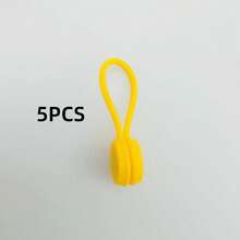 磁吸式自黏線材夾線收納器，自動閉合磁吸線材固定器，適用 USB 充電線，桌面床頭櫃車用線材管理夾，多場景數據線固定器，居家辦公桌配件 - 彩色 - 查看 13