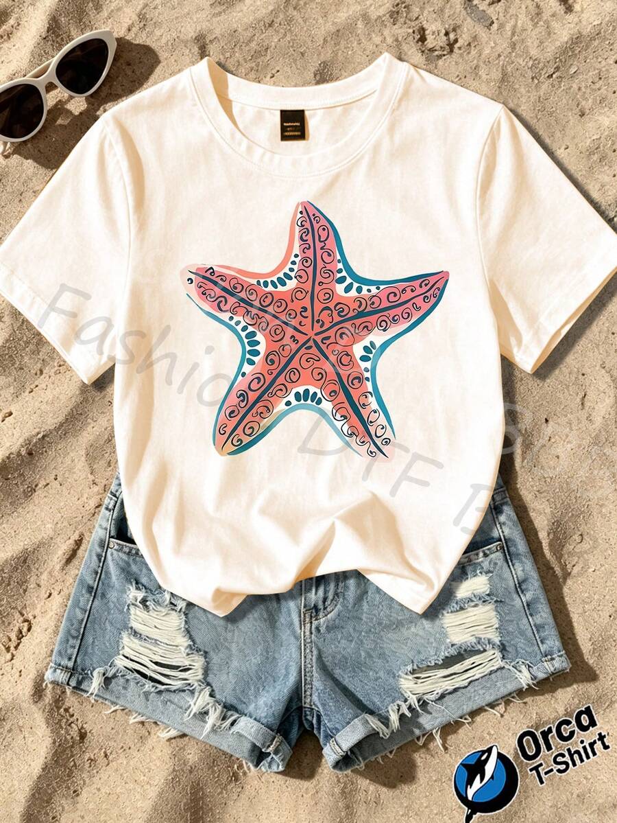 Women T-Shirts - Apricot - View 1