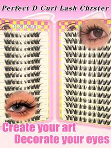 Linna New False Eyelash Set, Multiple Styles Combination, Multiple Makeup Effects, Multiple Choices, Multiple Style Options For Free Matching, Suitable For Beginners, Reusable|Suitable For Daily, Work, Party, Date, Travel, Holiday, Gift - D - View 6