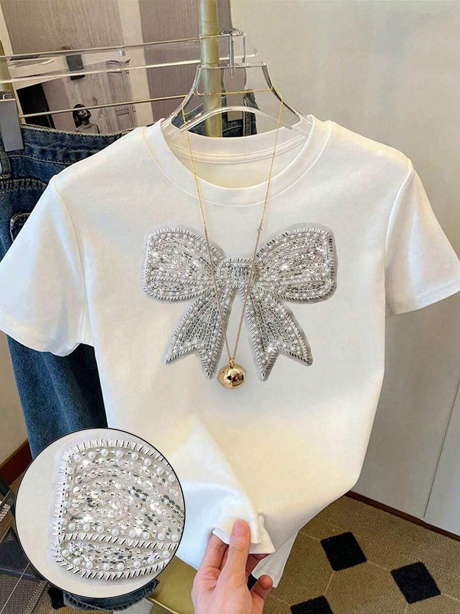 SET OF 3 CASUAL AND VERY PRACTICAL T-SHIRTS FOR ALL TYPES OF OCCASIONS. - 白色 - 查看 1