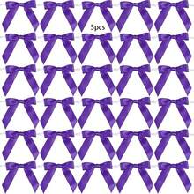 5/10/18/38/68 Pcs Satin Twist Tie Bows For Treat Bag Satin Ribbon Tie Bows For Tying Up Packages Present Bags Bakery Candy Bags Decorating Ribbon Bow Gift Wrap Bows - View 34