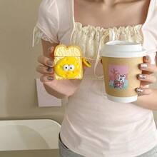 1pc Cheese Toast Bread Suitable For AirPodspro3 Apple Bluetooth Headphone Case 2/4 Generation Cartoon Protective Cover Cute - Multicolor - View 7