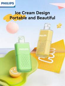Philips USB 2.0 Flash Drive. This Portable USB Flash Drive Features A Cute Ice Cream Cone Design, Made Of Skin-Friendly Silicone, Suitable For Office And Study Use. Available In Green, Blue And Yellow. - View 2