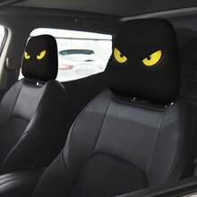 2pcs Red Eye Car Headrest Covers - Fits All Vehicles, Easy Installation - Fun Interior Decor For Male/Female Drivers & Passengers - Durable Fabric With Eye-Catching Print, Car Seat Headrest Protectors - Multicolor - View 16