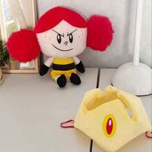 THE POWERPUFF GIRLS 收藏級 25cm 公主 Moebax 與 Mojo 毛絨娃娃，《霹靂女孩》電影反派角色，適合卡通迷女孩的完美生日禮物 - 彩色 - 查看 4