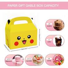 8/16/24/32 piezas Cajas de dulces portátiles para fiestas y bolsas de papel, 8 piezas por set - Multicolor - Ver 7