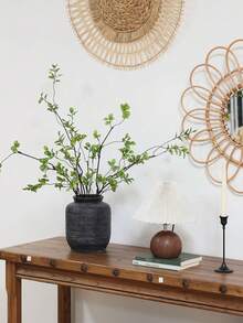 1 pieza/3piezas/5piezas Hoja de Arce Artificial, Altura de 22.44/38.5 Pulgadas, Flores Artificiales, Flores Falsas, Plantas Artificiales, Decoración Artificial, Decoración del Hogar, Decoración del Dormitorio, Suministros para Fiestas, Decoración de la Casa, Decoración del Hogar, Planta de Verano, Decoración Boho, Decoraciones Artificiales, Suministros para Fiestas, Flores Artificiales para Decoración del Hogar, Follaje Falso para Paredes de Jardín, Flores Artificiales en Jarrones de Vidrio, Plantas Falsas para Decoración del Dormitorio. - Verde - Ver 7