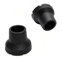 Non-Slip Rubber Tips For Canes Kit With 3 Units - Negro - Ver 8