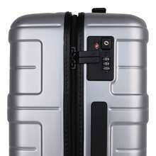 JLY 3 Piece Luggage Set, 20/24/28 Inch ABS+PC Hard Shell Suitcases With TSA Lock, 360° Spinner Wheels, Telescopic Handle, Silver - Silver - View 7