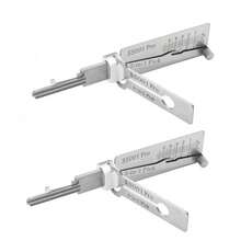 suli Professional SS002Pro 2-In-1 Broken Key Removal Tool Set, Stainless Steel Locksmith Tools, Double-Ended Tension Wrench Kit For Key Extraction - SS001Pro - View 6