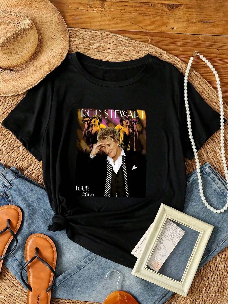 Women T-Shirts - Black - View 1