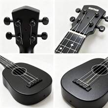 Modelo de guitarra de 4 cuerdas, instrumento musical de juguete, regalo de fiesta de cumpleaños, guitarra, regalo de vacaciones, adecuado para principiantes, ukelele, instrumento de juguete - Multicolor - Ver 3
