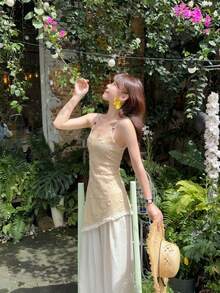 Women Two-Piece Outfits - White Trousers - View 3