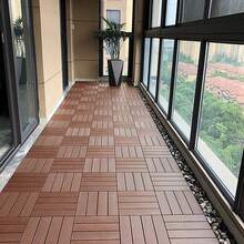 Dalles de terrasse en WPC 30x30cm pour balcon, lot de 11 avec système de clipsage, 1㎡ de revêtement de balcon, dalles de sol pour balcon et jardin, gris foncé/gris clair/marron/marron café - 11 pièces de 30*30 cm - Voir 1