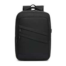 Large Laptop Backpack For Men Women 15.6 Inch Laptop Bag Padded Computer Rucksack With USB Charging Port Multiple Pockets For Work School Travel Use - Black - View 10
