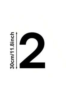Customized Modern Door Number Plate - Black Door Number And Address Plate - Door Number Plate - Black - View 33