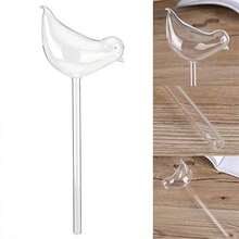 Bombillas de riego automático para plantas Bola de autorriego/Dispositivo de agua con forma de pájaro Sistema de riego por goteo para plantas de flores del jardín del hogar - Multicolor - Ver 8