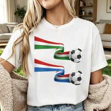 Retro T-Shirt With World Champion  Award - White 6 - View 1