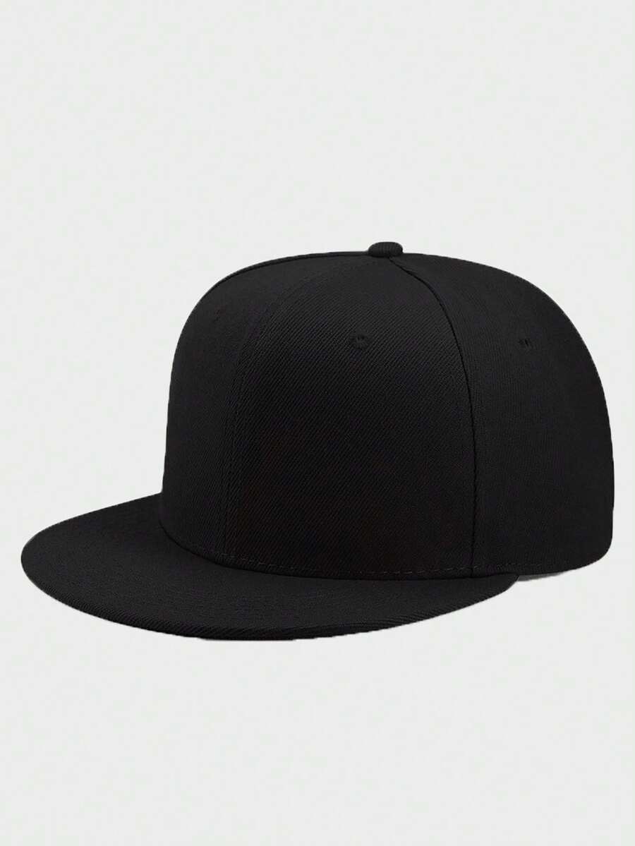 Men's Baseball Cap Cartoon Baseball Hat Flat Brim Hip Hop Cap Plain Hat - A - View 1
