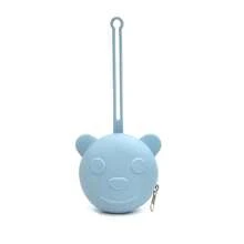 Silicone Pacifier Storage Bag Cute Cartoon Bear Design Stroller & Diaper Bag Decoration Durable Easy To Clean Newborn Accessories Essential - Multicolor - View 17