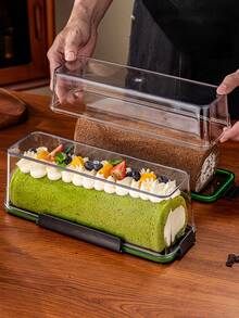 Contenedor de almacenamiento de pan, caja de pan hermética de gran capacidad, adecuada para la encimera de la cocina, puede almacenar tostadas, pan, pasteles, tortillas, pastelería, caja de almacenamiento apilable que ahorra espacio, adecuada para la despensa y el refrigerador - Multicolor - Ver 2