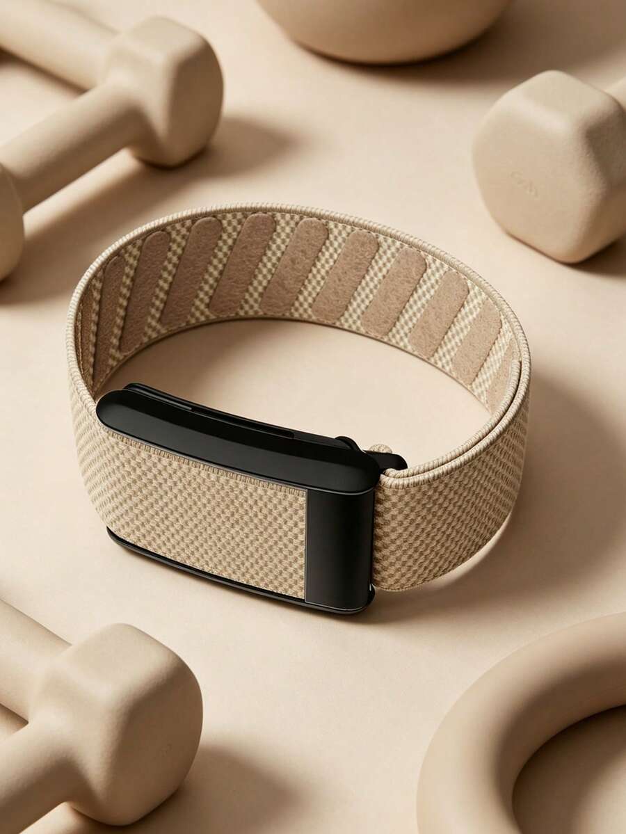4.0 SuperKnit 超柔軟奢華配件腕帶 4.0，極致舒適、時尚且適合全天佩戴，相容於 4.0 - 杏色 - 查看 1