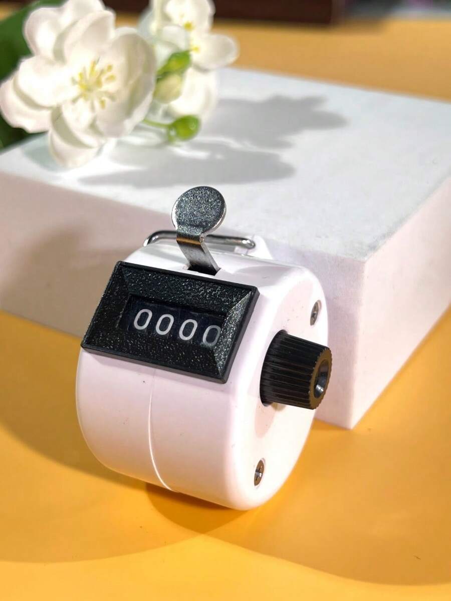 Penghitung Manual Genggam, Pedometer Genggam, Penghitung Mekanik Manual 4 Digit, Penghitung Satu Tangan Cocok Untuk Pelatih, Merajut, Menghitung Orang, Memancing, dan Mendayung - Beraneka warna - View 1