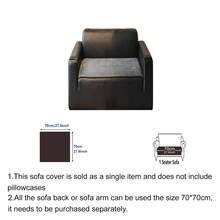 SANMOSPIN 1pc Fashion Solid Color Sofa Cover, One-Piece Non-Slip Granular Sofa Pad, Minimalist Premium, All-Season Use, For Bedroom Living Room Office Home Decor, Suitable For Single Double 3-Seater 4-Seater And Sectional Sofas - Multicolor - View 19