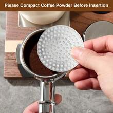 1 Set 58/54/51mm Magnetic Dosing Funnel And Filter Basket, Magnetic Espresso Dosing Ring, Reusable 1.7mm Filter Basket, 316 Stainless Steel, Fits All 58/54/51mm Portafilters, Espresso Making Tool, Espresso Accessory - Multicolor - View 12