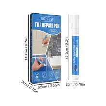 JUE FISH 3 Pack Tile Grout Repair Pen, Waterproof Mold-Proof Quick-Dry Whitening Grout Paint Marker For Bathroom Floor Shower Joint Gap Sealing, DIY Home Refresh,Kitchen,Room,Quick Ship Items,Free Shipping - Tile Grout Pen - View 10