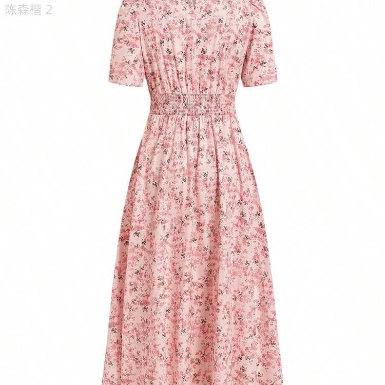 Women Long Dresses - Màu cam cháy - Xem 3