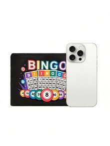 "Bingo"字母印花旅行盥洗包，卡通趣味多功能帆布包，充電器收納包，旅行必備化妝包：女孩旅行生存包，男女通用拉鍊包，化妝品、彩妝與旅行必備輕便收納包，適合青少年的完美禮物，生日與旅行配件，節日禮物，母親節禮物 - 彩色 - 查看 9