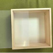 1pc 7.87in Square DIY Mini Museum Shadow Box Solid Wood Decorative Frame Photo Frame, Display Box, Decorative Frame Display Stand Dust-Proof Display Base With Acrylic Panel, Suitable For Various Occasions, Holiday Gift - Square - View 9