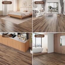 Wood Grain Self-Adhesive Flooring 40x15cm Thickened Wallpapers Home Decor For Floor Renovation In Living Rooms, Bedrooms,Kitchen - A - View 10