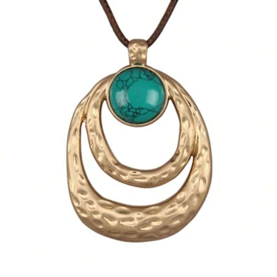 S Design, Sweater Chain, Handmade Jewelry - Bohemian Pendant Necklace - View 1