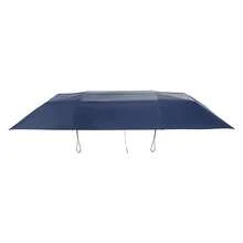 ZhdnBhnos Car Cover Tent 15.09 X 7.55 Ft Semi-Automatic Car Shade Canopy Awning For Sun Rain Snow Protection UPF 30+ Easy Setup With Suction Cups For SUV Truck Van Navy Blue - VARIANT__1 - View 6