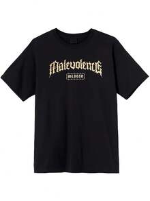 MujerTshirt For Men With Malevolence Design, Artwork With Malicious Intent - Back - View 1