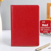 QS A4 Faux Leather Journal - 200 Pages (100 Sheets) Durable Softcover Notebook For Business & College Waterproof, Writing Book With Animal Theme - A - View 7