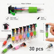 15/30pcs Graduation Cap Shaped Colorful Ballpoint Pens, Random Colors, 4-In-1 Multifunctional Pens, Designed For Graduation Season, Suitable For Daily Use, Perfect Graduation Gift For Teachers/Friends - Graduation Cap - View 8