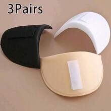 1/3 Pairs Shoulder Pads, 0.59 Inch Thick Breathable Foam Pads, Unisex Shoulder Enhancer, High-Low Shoulder Suit Jacket T-Shirt Back To School Gift - Multicolor - View 17