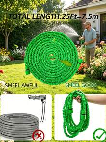 Expandable Garden Hose, Flexible Leak-Proof Water Pipe, 7 Spray Modes Spray Gun, Expandable Magic Water Hose For Garden Watering, Car Washing - Hose - View 4