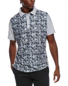 Ben Sherman Punk News Tech Jersey Sports Fit Polo Shirt - Gray - View 2
