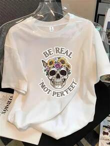 Halloween Graphic T-Shirt - 白色 - 查看 1