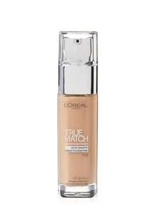 L'Oreal 欧莱雅 True Match 粉底液 #N4 裸米色 30ml/1 Oz | 无瑕、自然如肌肤般的质地和高遮瑕力 | 不致粉刺 | 蕴含维生素 E 和 B，24 小时保湿 | 轻盈高遮瑕缎面柔滑粉底液，添加护肤成分，打造自然光泽妆效。 - N4 Nude Beige - 30ml - 查看 1